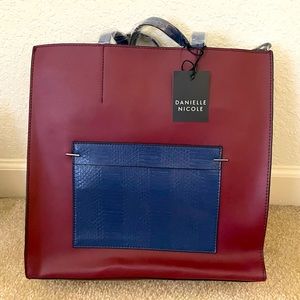 Danielle Nicole Burgundy Tote